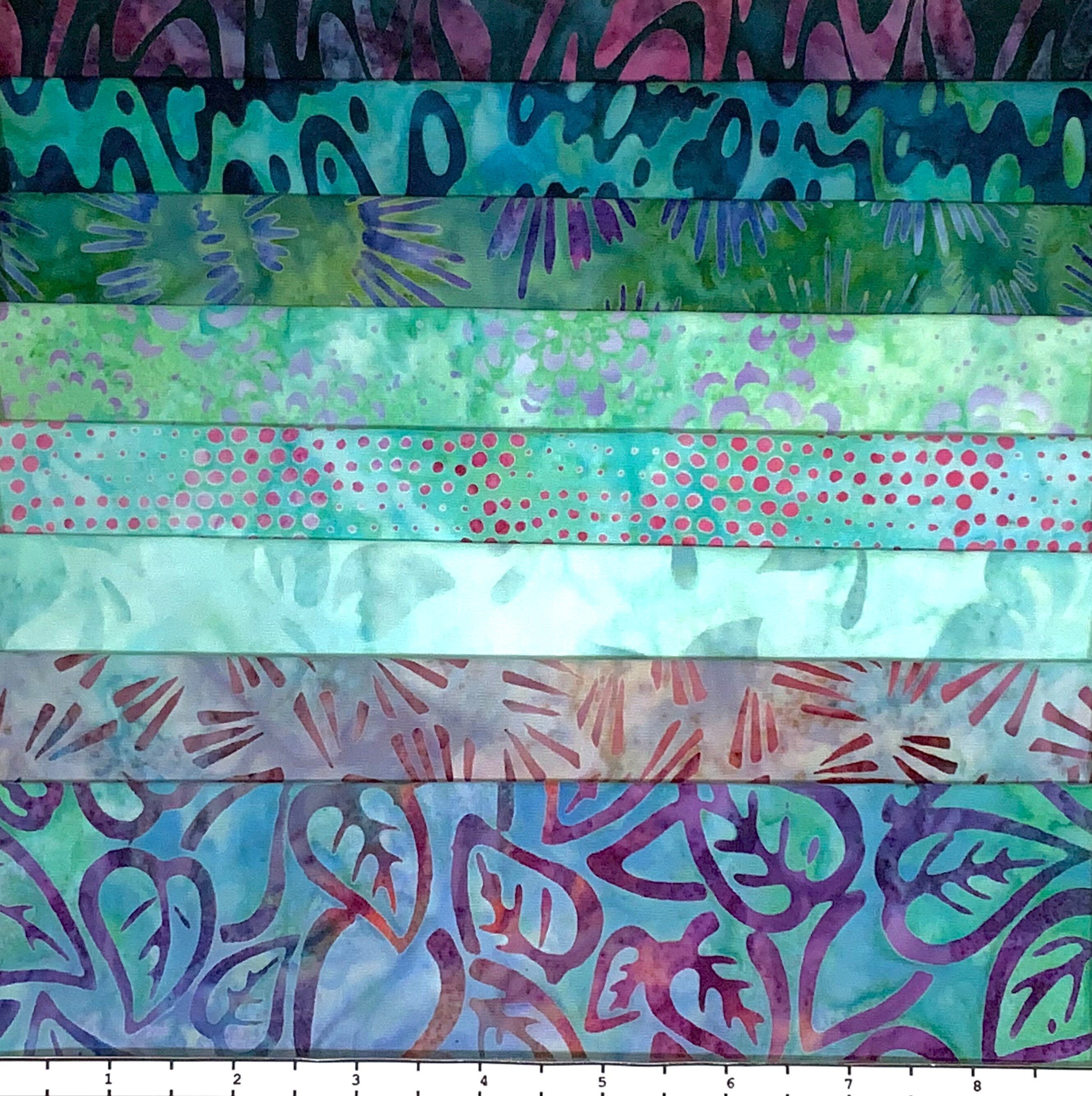 8 Fat Quarter Batik Sampler SWEET HEART Special Edition FQ - Etsy