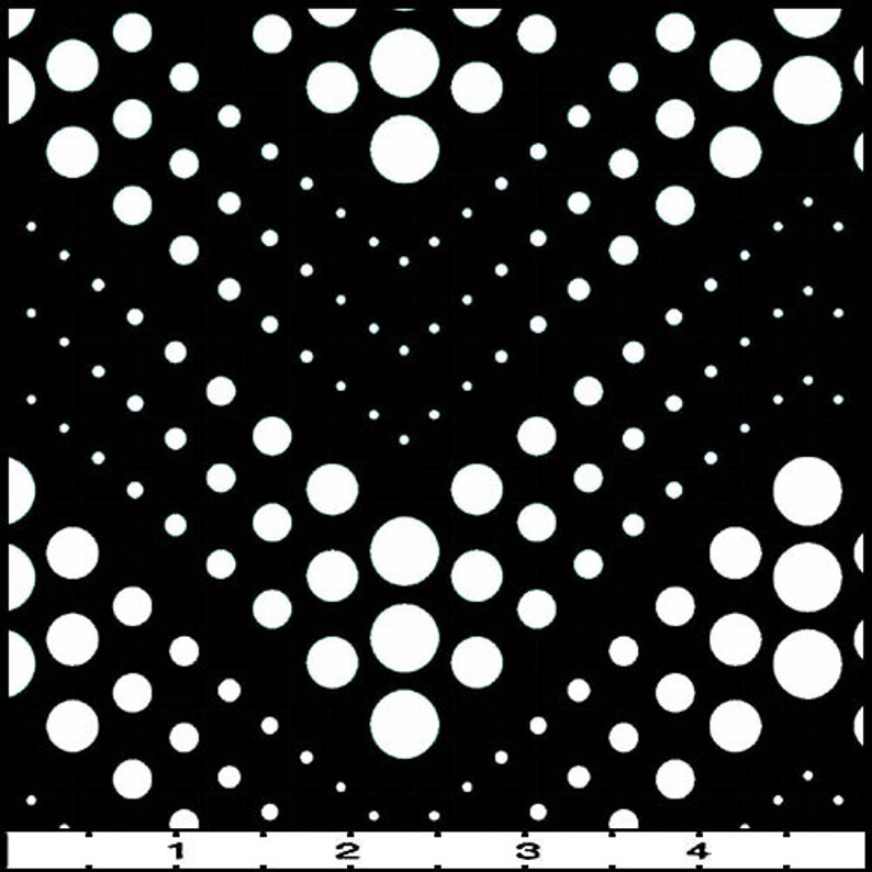 9 Fat Quarter Batik Sampler Black and White Dots Special Edition with Free Shipping