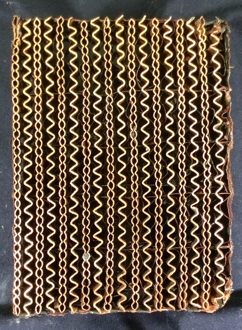 Traditional Batik Cap RICK RACK STRIPE | Etsy