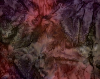 Pintura a mano multicolor - lsbc-1346 Uva Concord, corte de 1 yarda