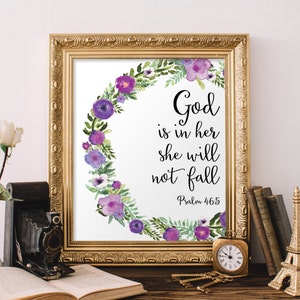 Nursery Bible Verse, Nursery Wall Art Prints, Girl Nursery Decor, God ...