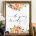 Nursery Print, Instant Download, Nursery Wall Art Girl Printable, Baby ...
