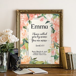 Personalized Baptism Gift, Baptism Gift Girl, Christening Gift, Personalized Baptism, Personalized Gift, Dedication gift, Baptism Gifts,