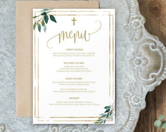 birthday menu etsy