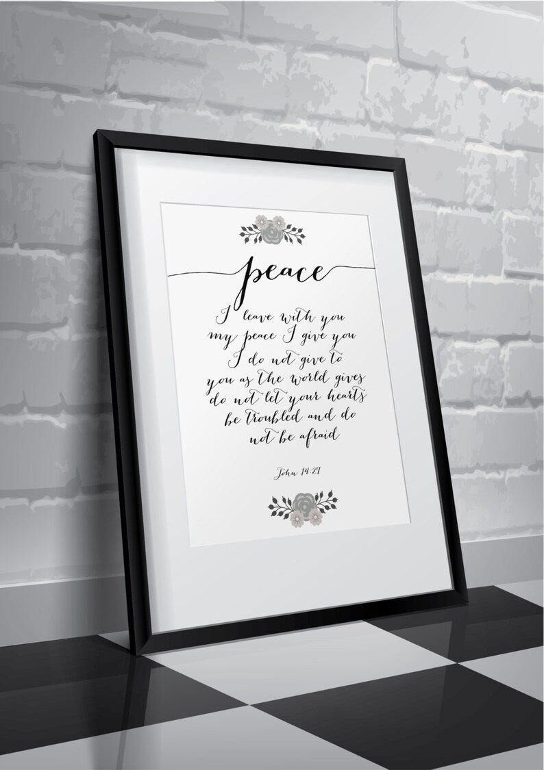 Bible Verse Printable Printable Quote Art Scripture Print - Etsy