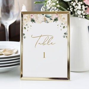 Baptism Decorations Girl, Christening Decorations, Floral Baptism, First Communion Table Number, Baptism Seating Cards Template,Table, 7000