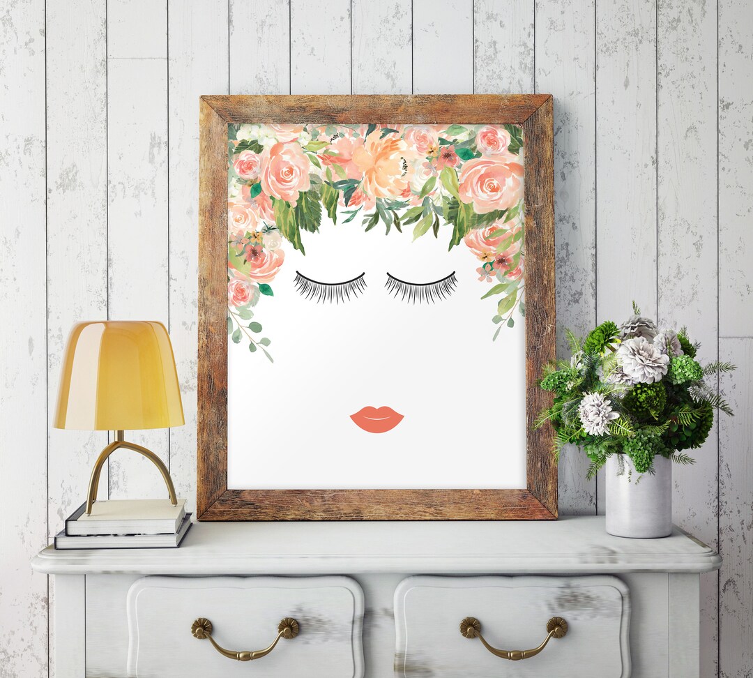 Eyelash Print, Eyelash Wall Art, Fashion Print, Eyelashes Poster, Glam ...