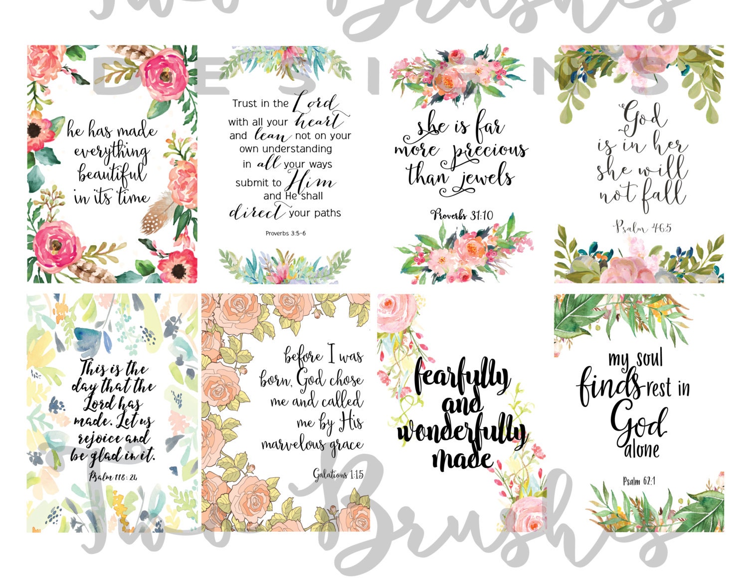 Printable Tags Scripture Art Print Bible Verse Tags - Etsy Israel