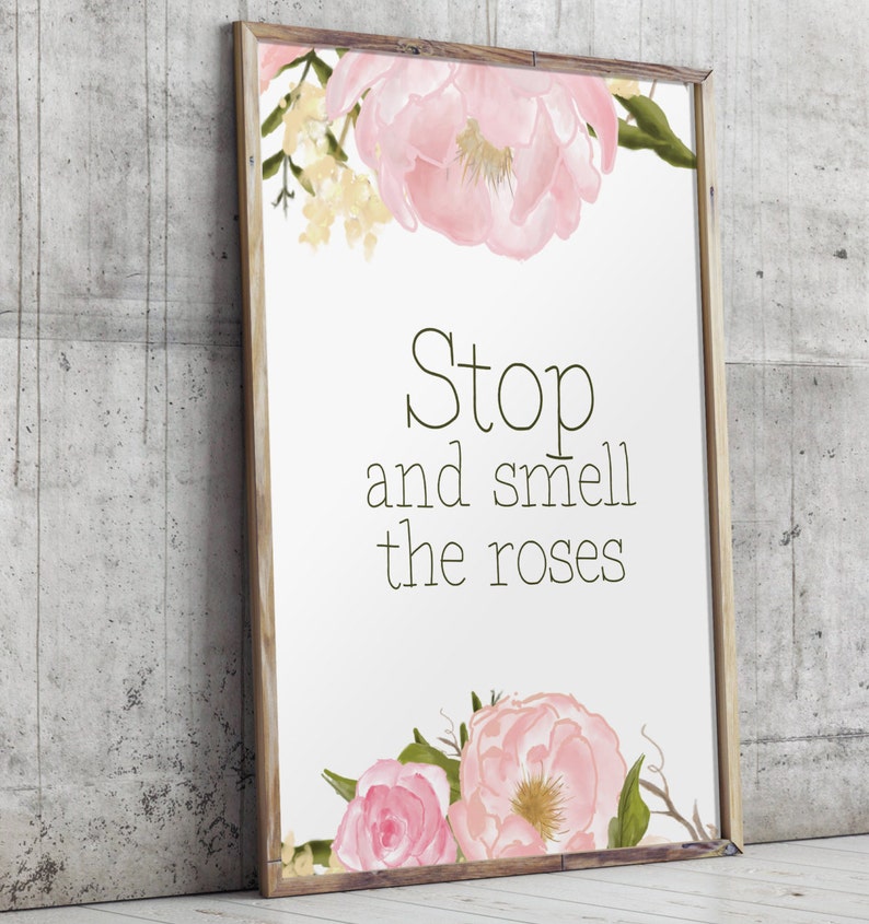 Collection 105+ Images inspirational quote stop and smell the roses quote Sharp