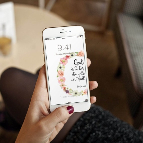 Dress Your Tech Wallpaper Bible Verses Art for Iphone Lock - Etsy Dress Your Tech Wallpaper Bible Verses Art for Iphone Lock - Etsy