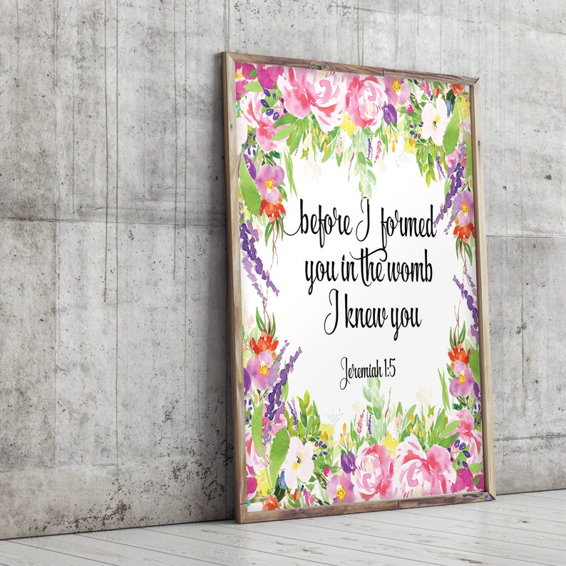 Christian wall art Nursery decor Nursery wall art Scripture Etsy