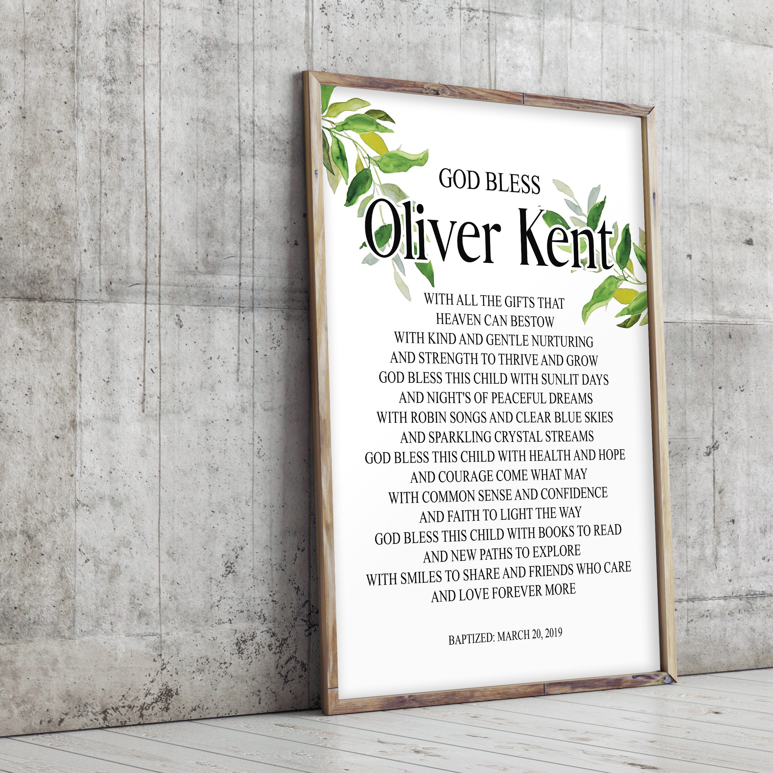 Personalized Baptism Gifts for Boys Catholic Gift for a Baby Etsy