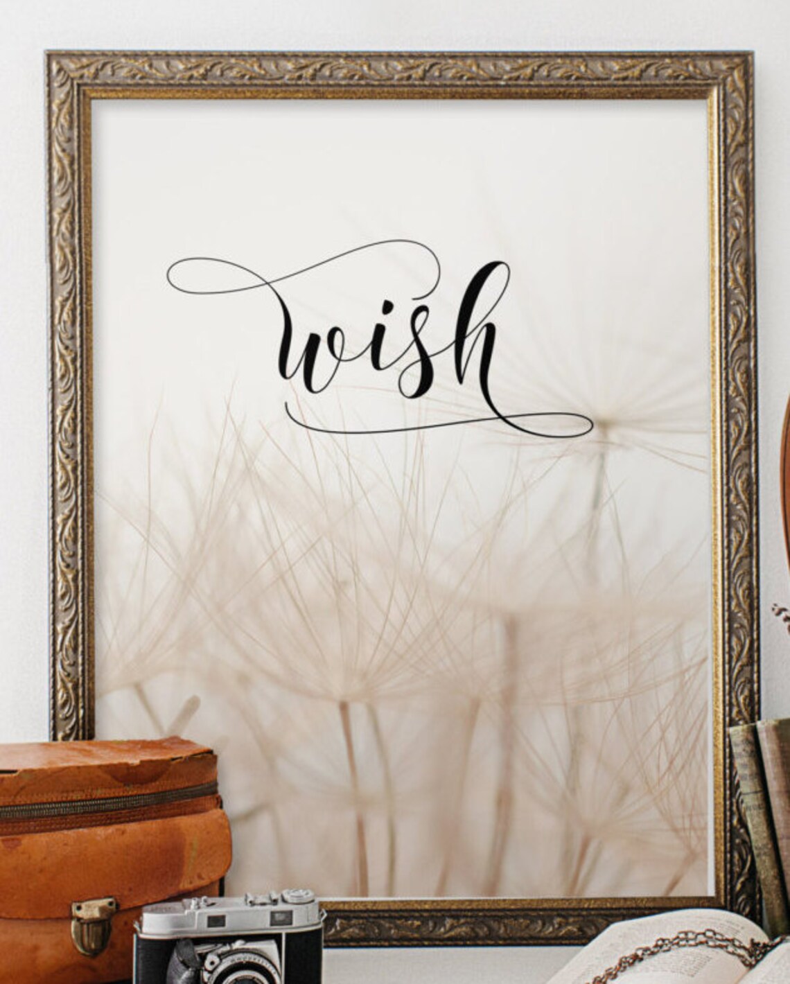 Printable Art Dandelion Wall Art Home Decor Wish Printable - Etsy