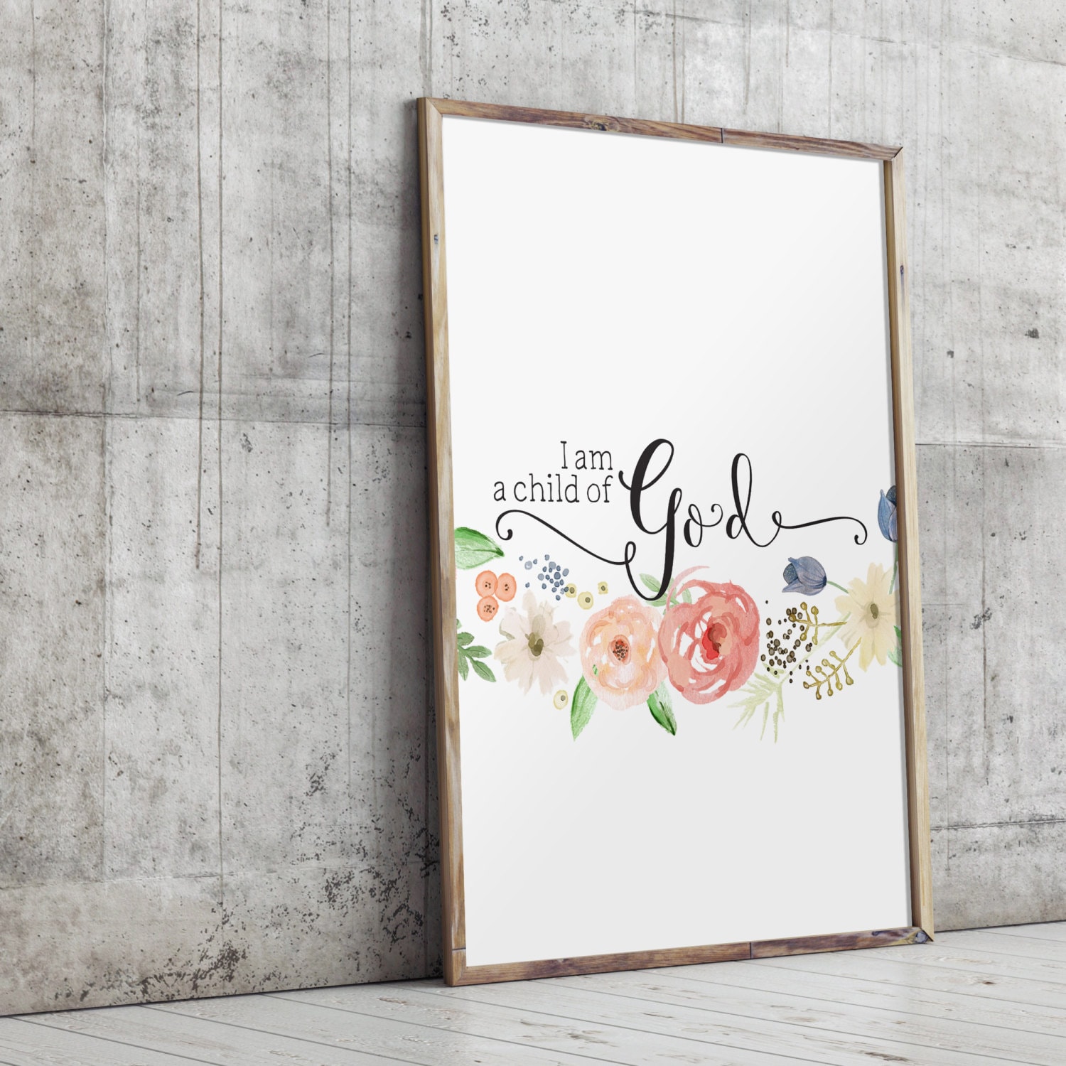 Baby Girl Nursery Quote Print Bible Verse Art Nursery Wall Etsy