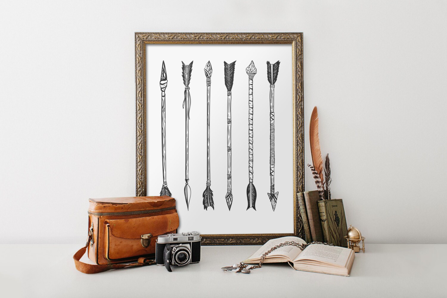 Printable Arrow Art Tribal Art Arrow Poster Wall Art Decor - Etsy