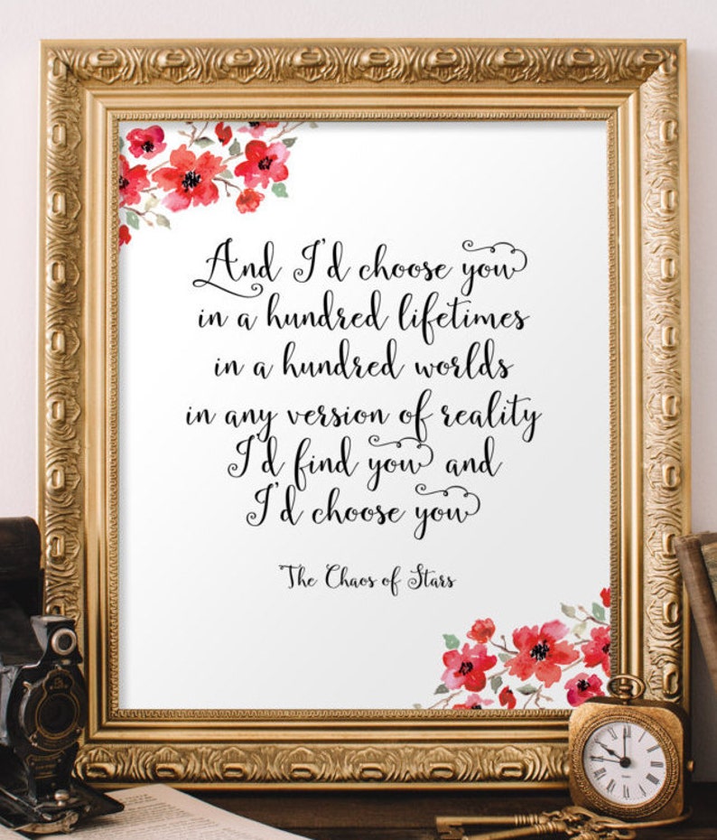 wedding printables love quote wall art the chaos of stars etsy