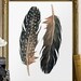 Printable Art Feather Art Print Home Decor Tribal Poster - Etsy
