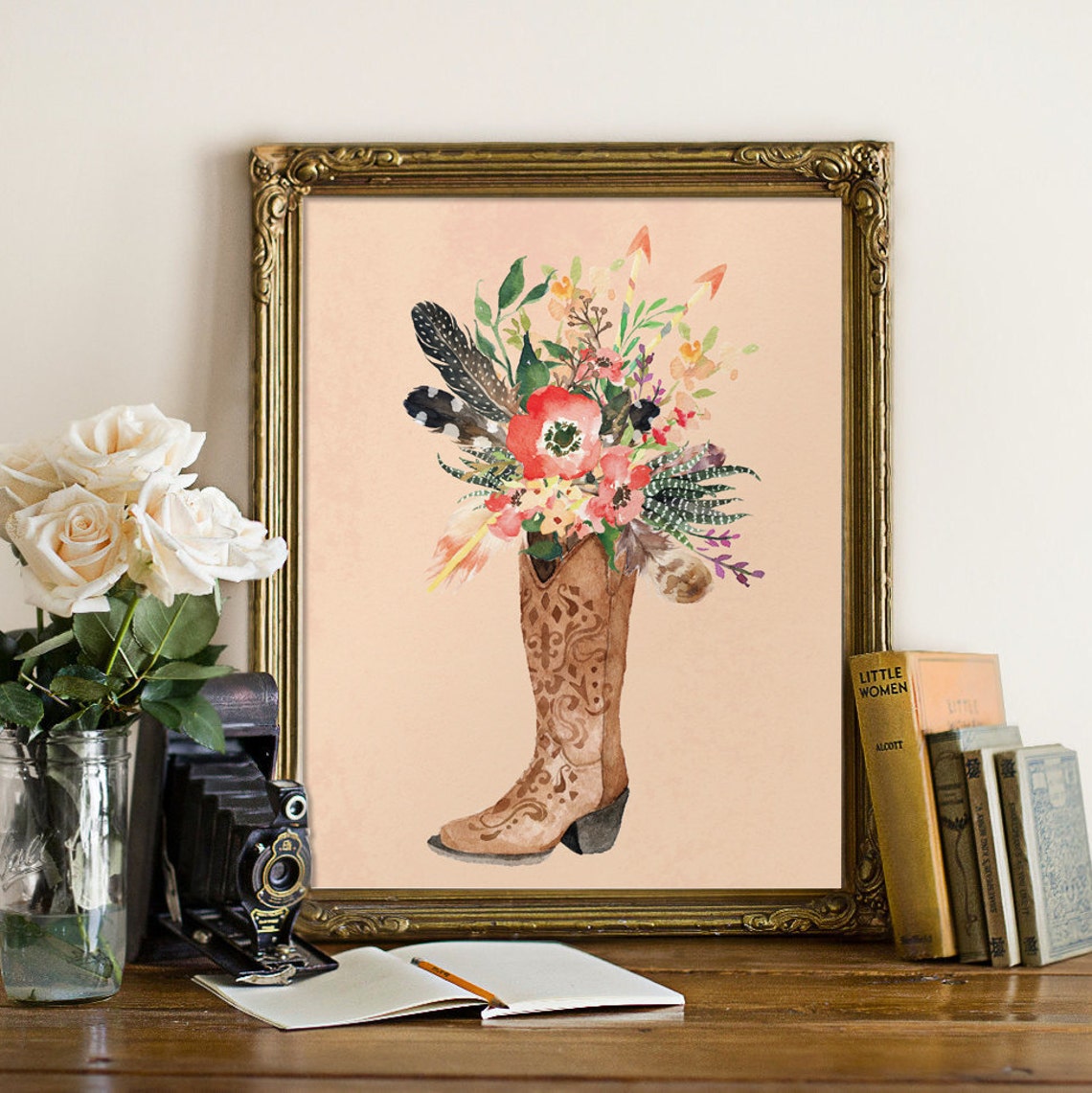 Country Girl Decor Teen Girl Wall Art Poster Prints Teen Etsy