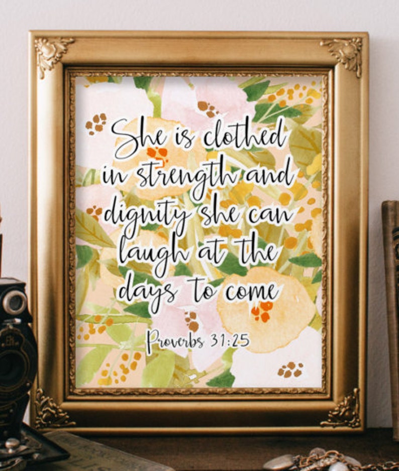 Bible Verse Wall Art Nursery Bible Verse Room Decor Etsy