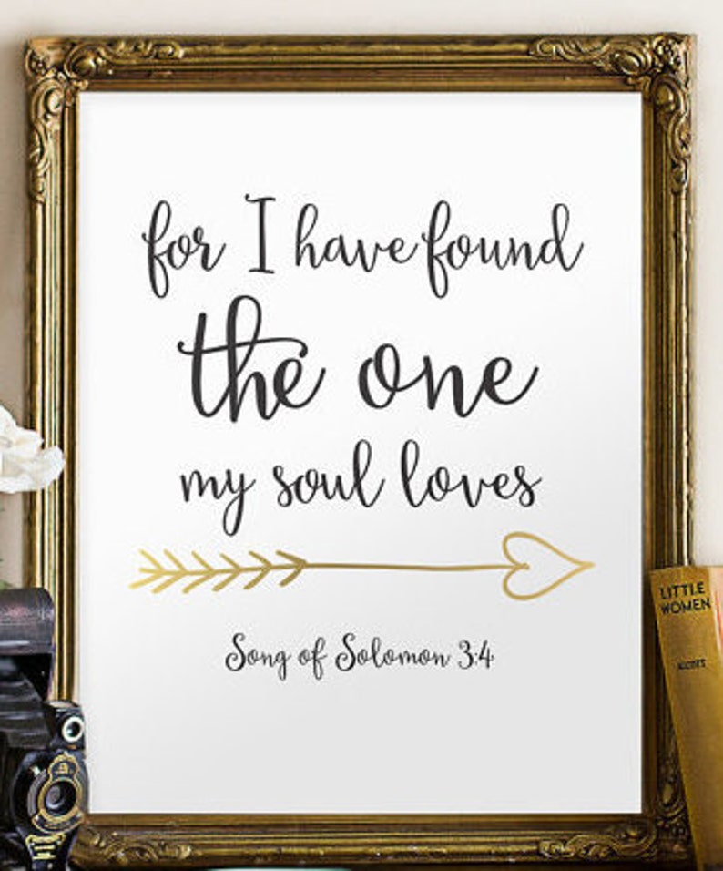 Wedding Bible Verse Art Print Scripture Wedding Decor Verses - Etsy