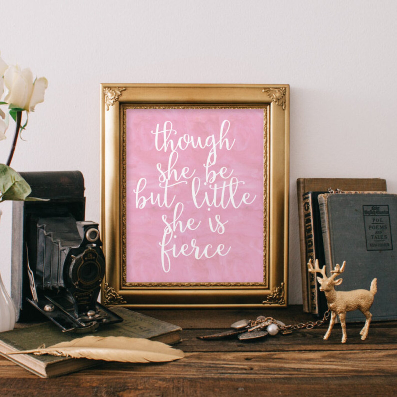 Pink Nursery Art Girl Nursery Wall Art Nursery Decor Baby Etsy