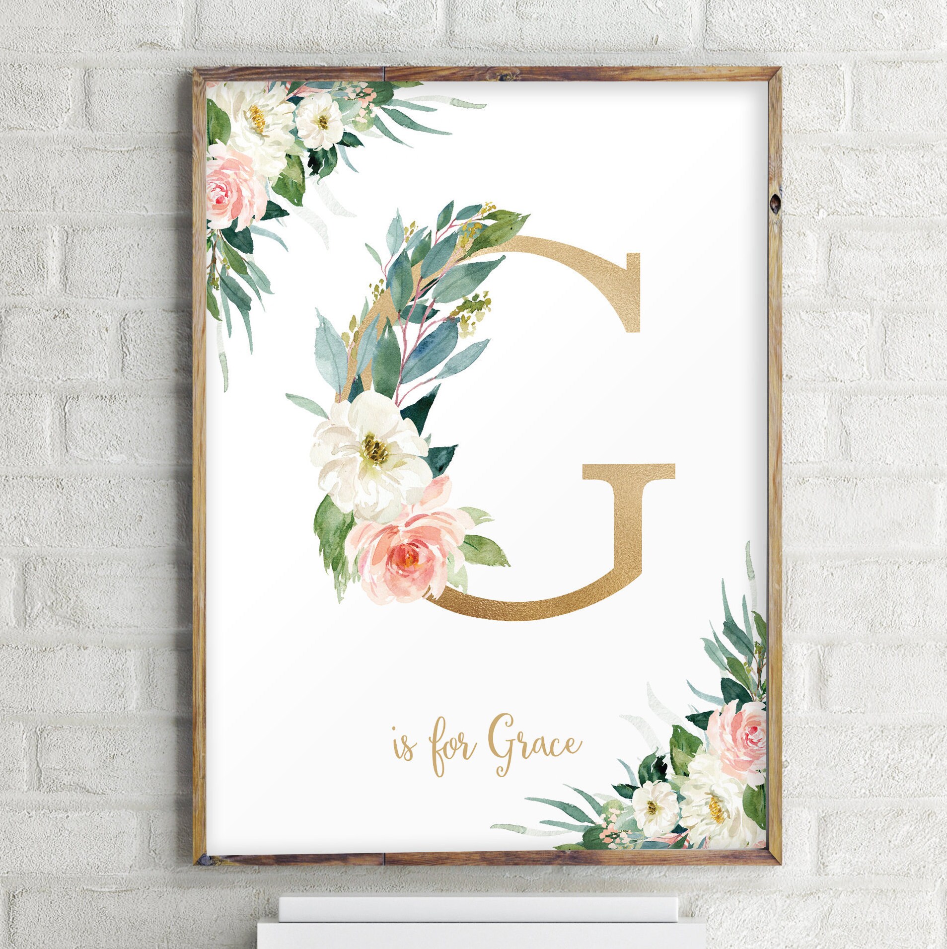 Baptism Gift for Goddaughter Personalized Nursery Wall Art Etsy