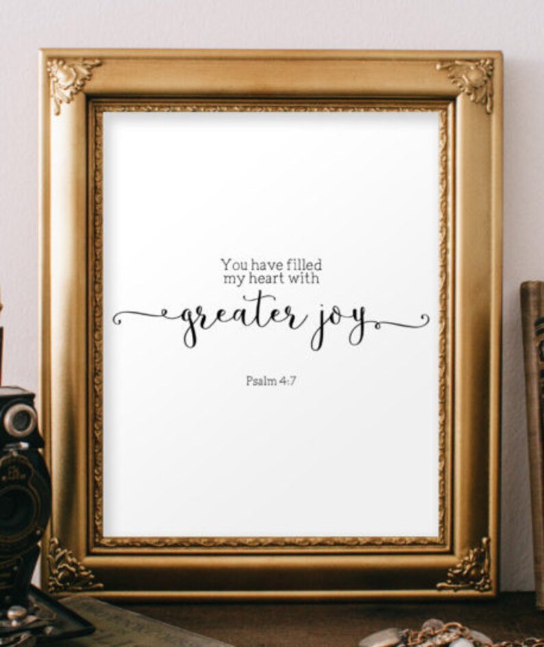 Bible Verse Print Scripture Wall Art Signs Printable Verses | Etsy