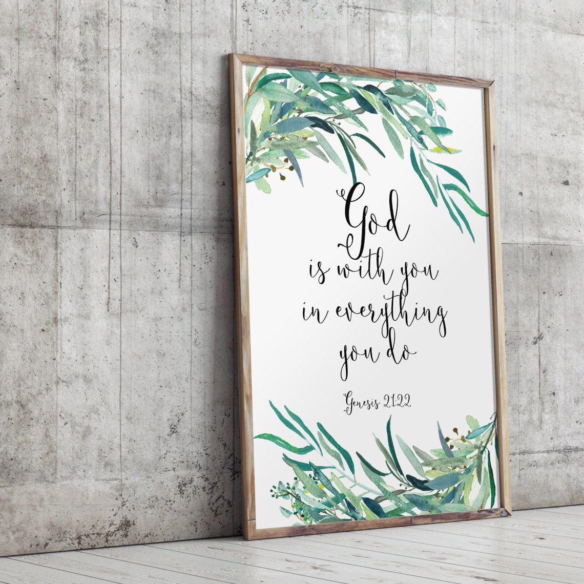 Biblical wall art quotes bible verse wall art print Etsy