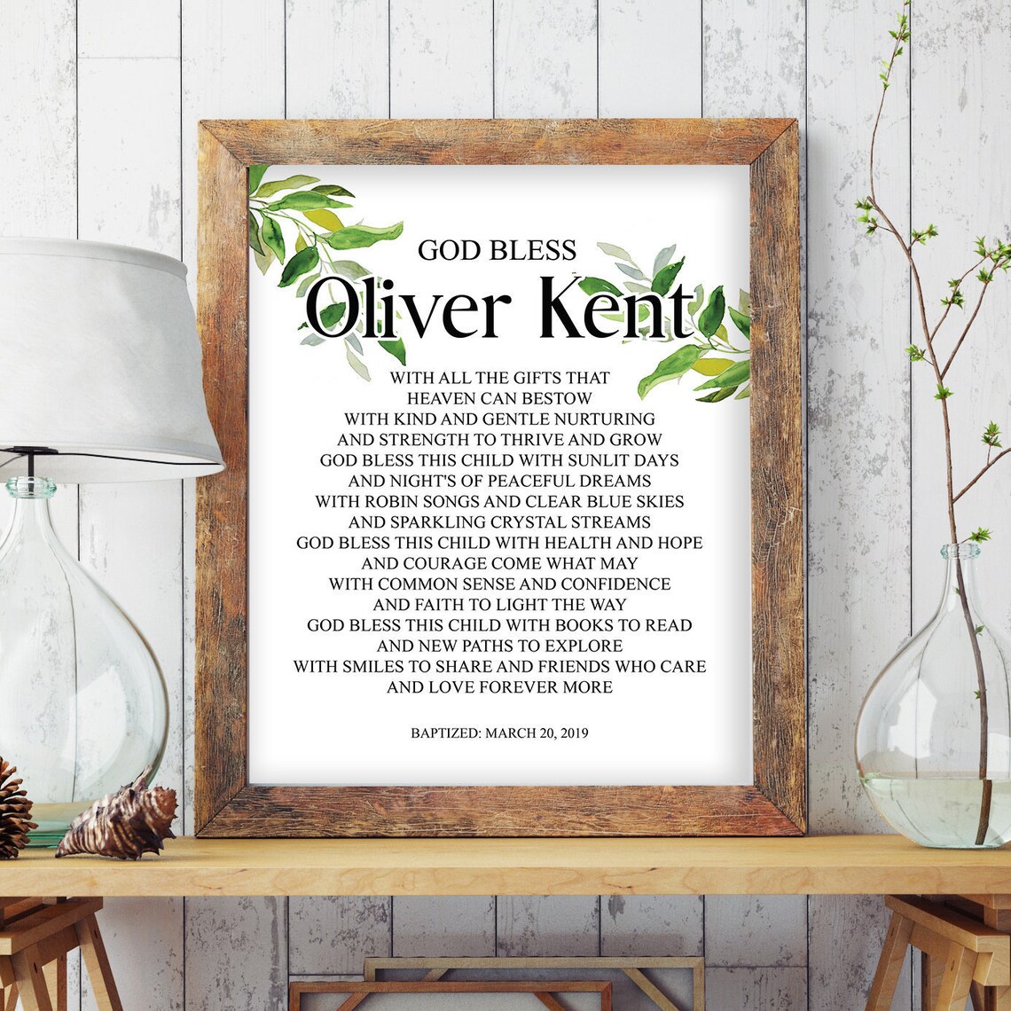 Personalized Baptism Gifts for Boys Catholic Gift for a Baby Etsy