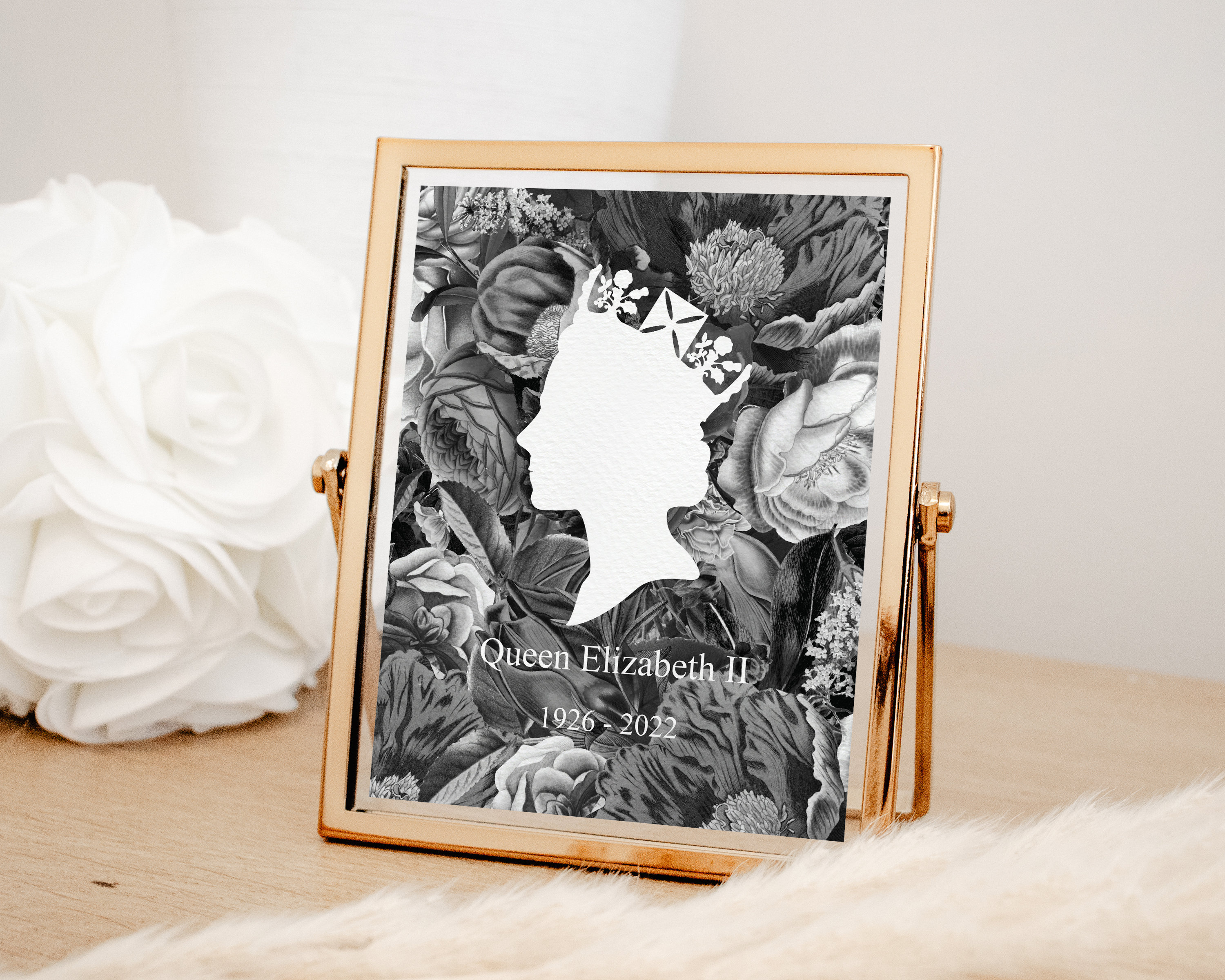 Queen Elizabeth II Printable Queen Elizabeth II Portrait - Etsy
