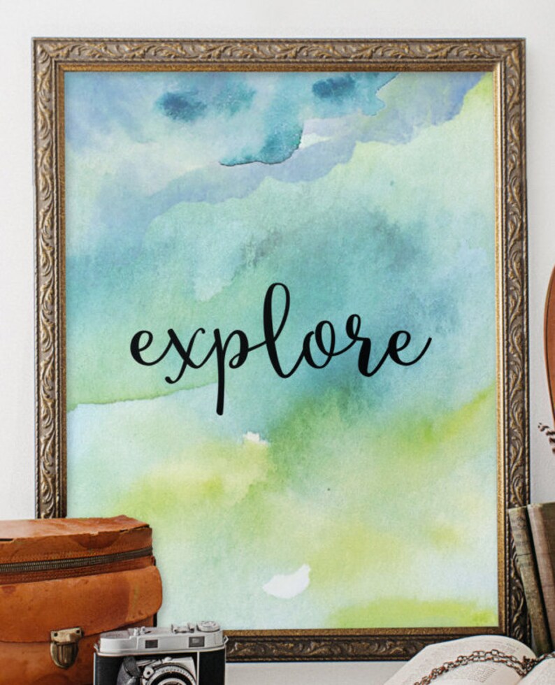 Instant Download Explore Printable Art Wall Art Printable - Etsy
