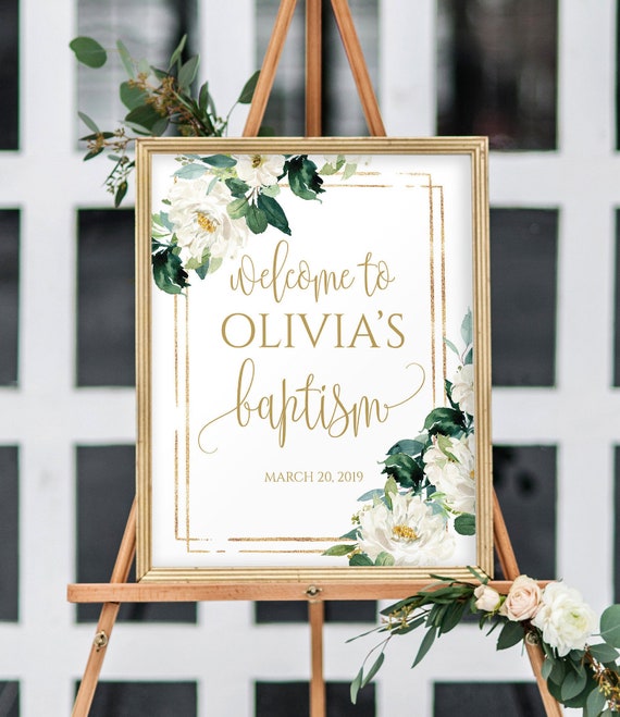 Baptism decorations deals