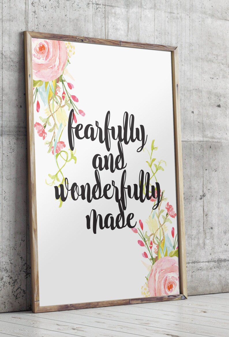 Printable Verses Nursery Bible Verse Art Printable Print - Etsy