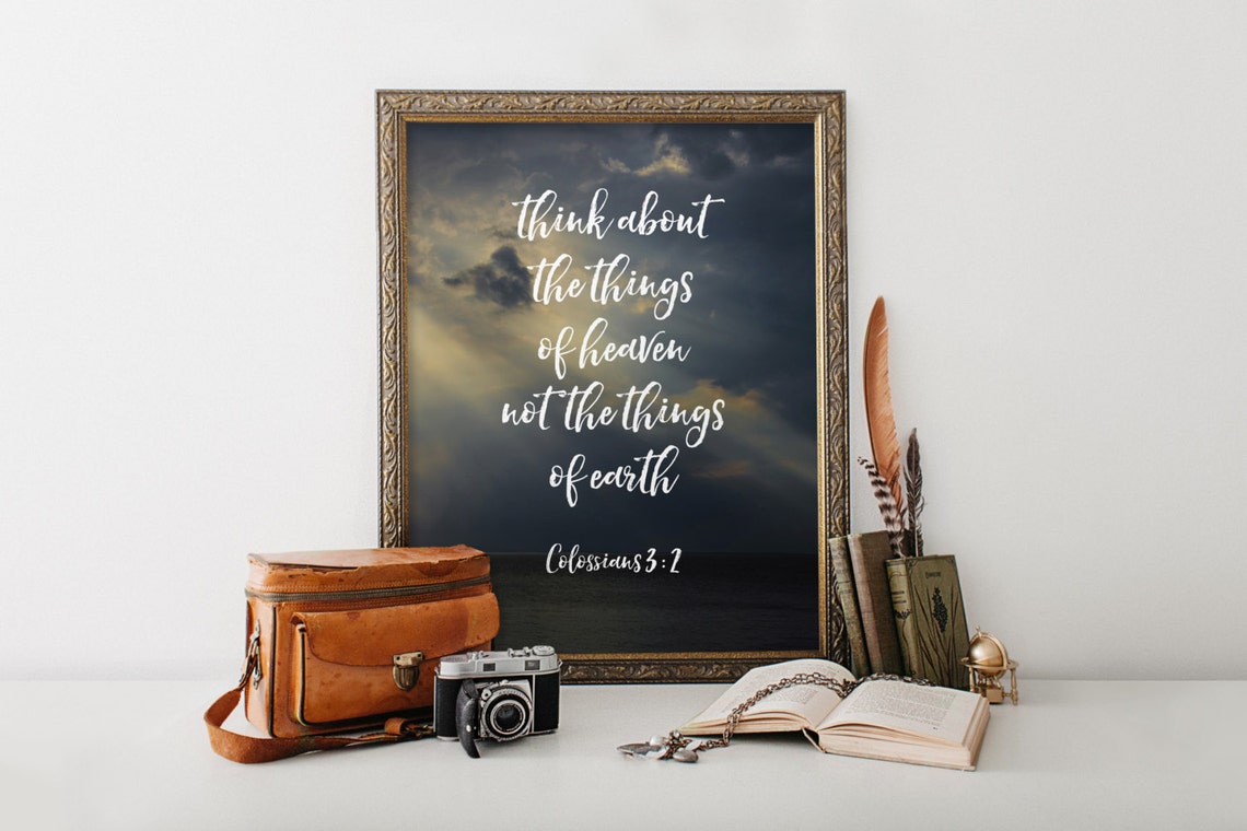 Bible Scripture Wall Art Christian Wall Art Bible Verse Etsy