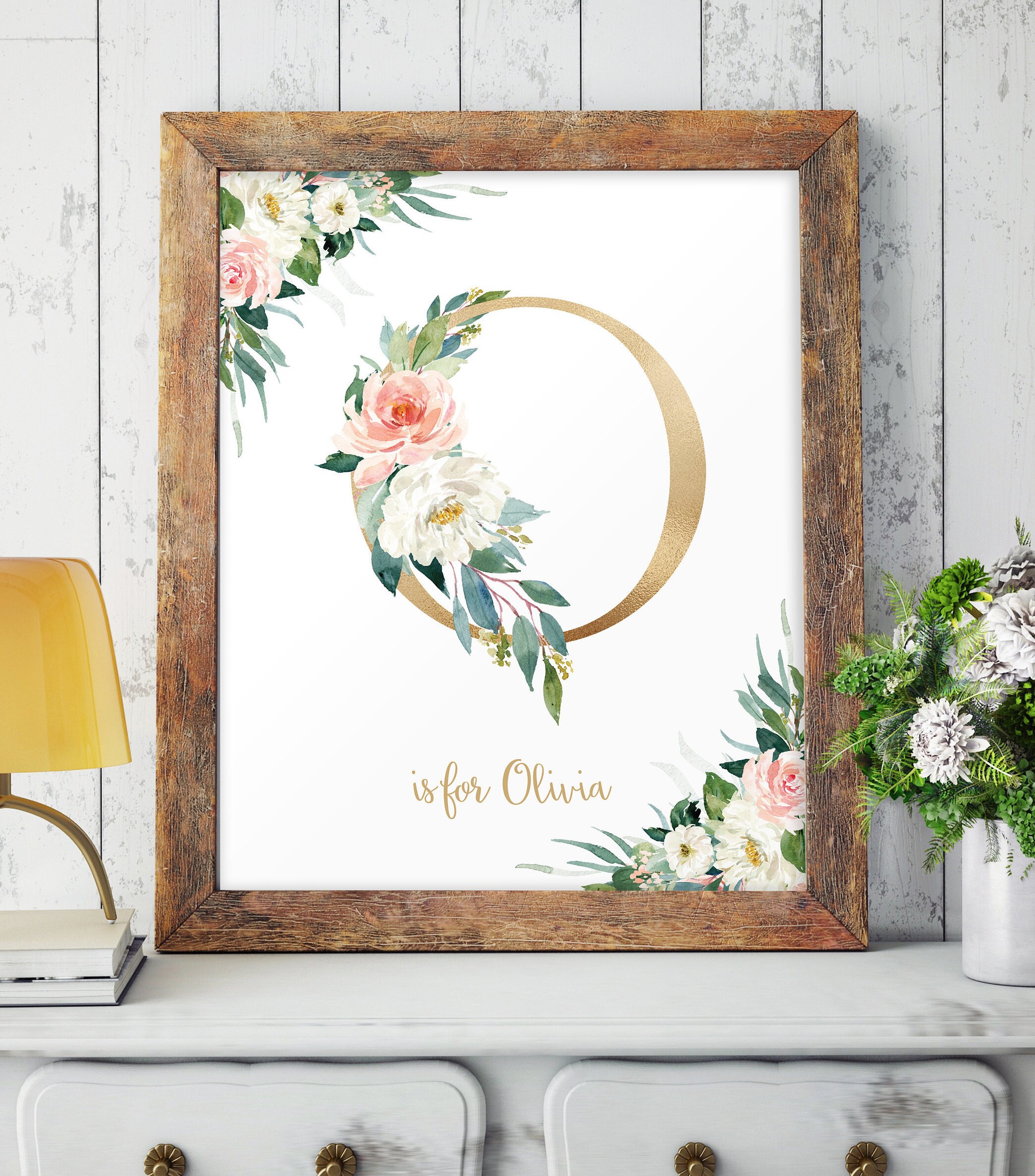 Baptism Gift for Goddaughter Personalized Nursery Wall Art Etsy