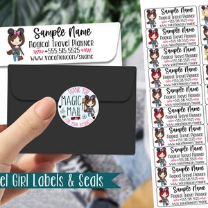 Travel Agent Address Labels, Mailing Labels