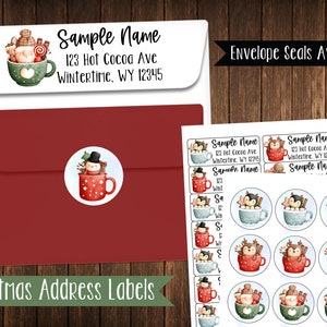 Christmas Address Labels, Mailing Labels