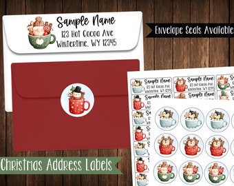 Christmas Address Labels, Mailing Labels