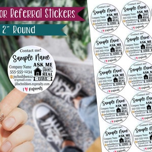 Realtor Referral Address Labels, Mailing Labels