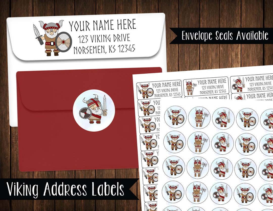 Viking Address Labels Mailing Labels Etsy