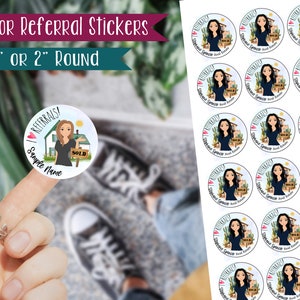 Realtor Referral Stickers / Basic Design