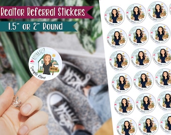 Realtor Referral Stickers / Basic Design