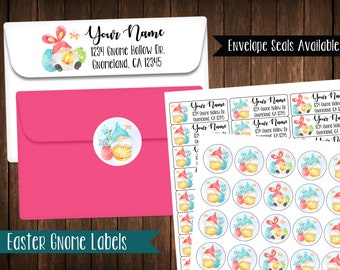 Easter Gnomes Address Labels, Mailing Labels