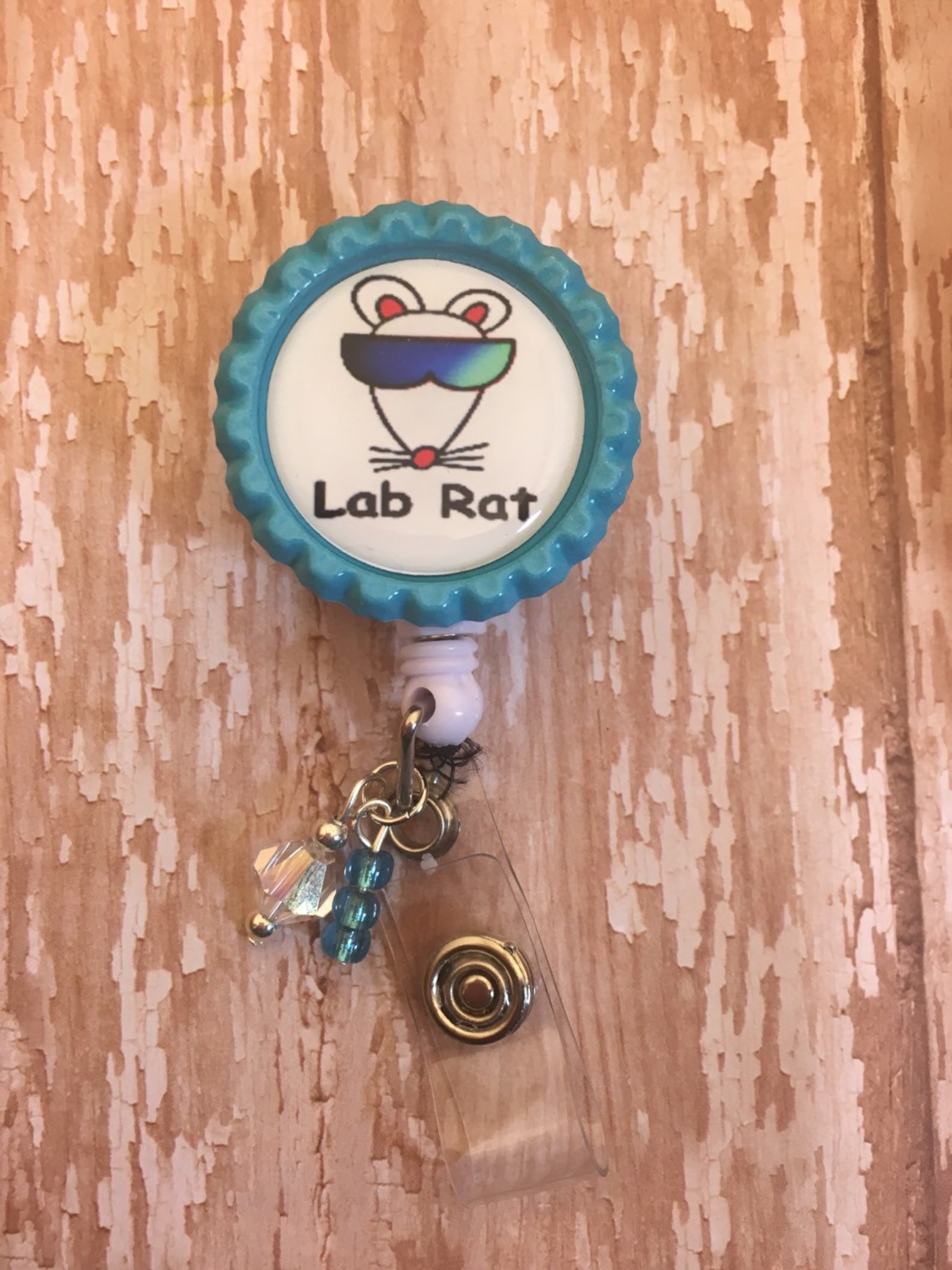 Lab Rat Design Retractable Badge Reel - Etsy UK