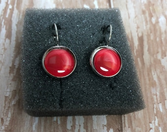 Pendientes de glóbulos rojos Lab Week científico de laboratorio de regalos