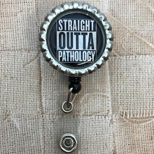 Pathology Retractable Badge Reel lab week gift lab tech