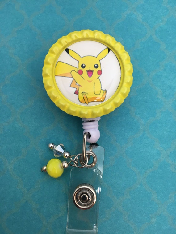 Pikachu Pokemon Retractable Badge Reel