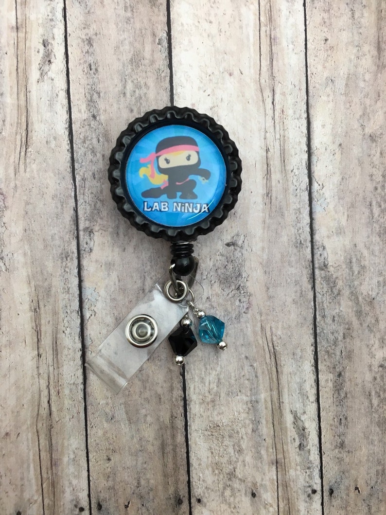 Laboratory Ninja Retractable Badge Reel Laboratory Lab Week Etsy