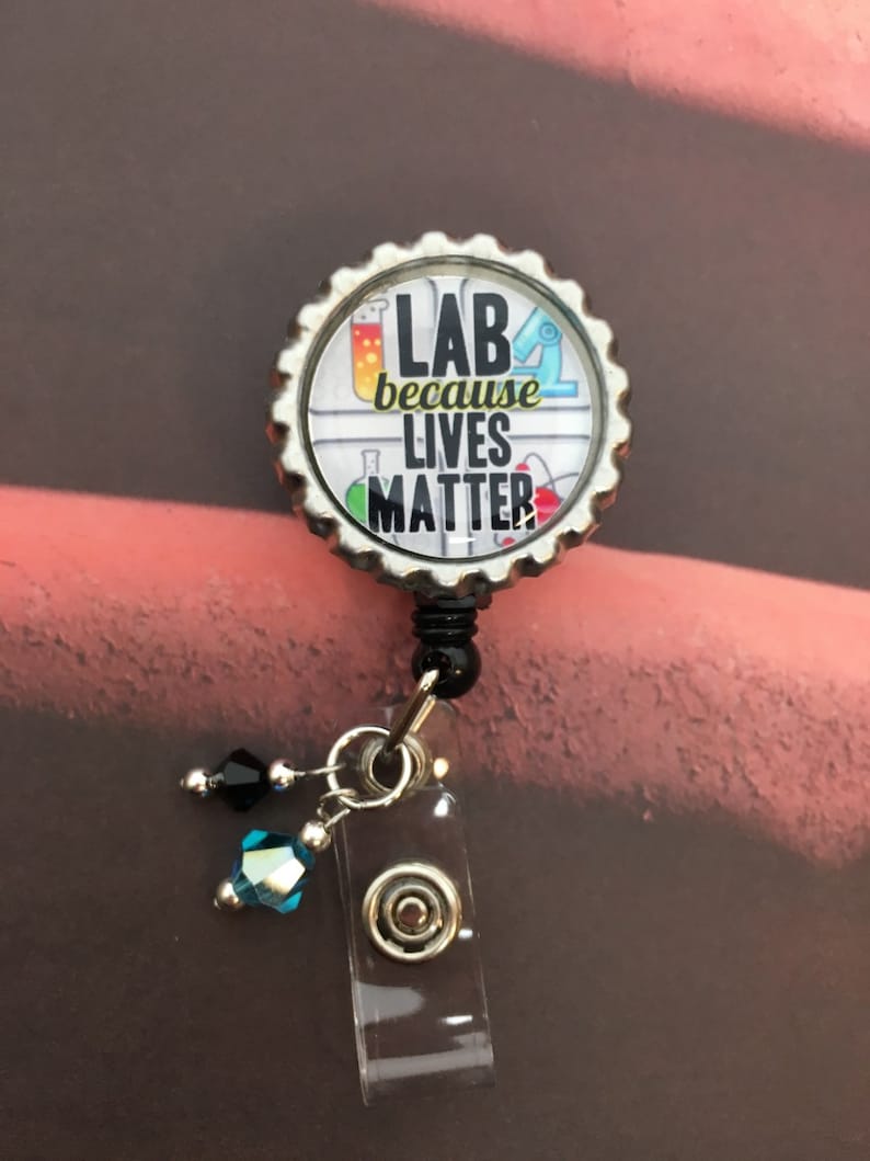 Lab Bc Lives Matter Retractable Badge Reel MT MLT MLS Gift Lab - Etsy