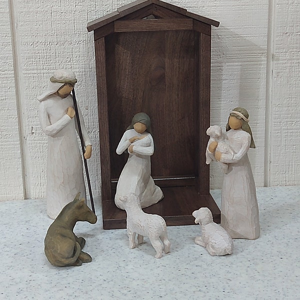 Nativity Scene Willow Tree Creche Etsy